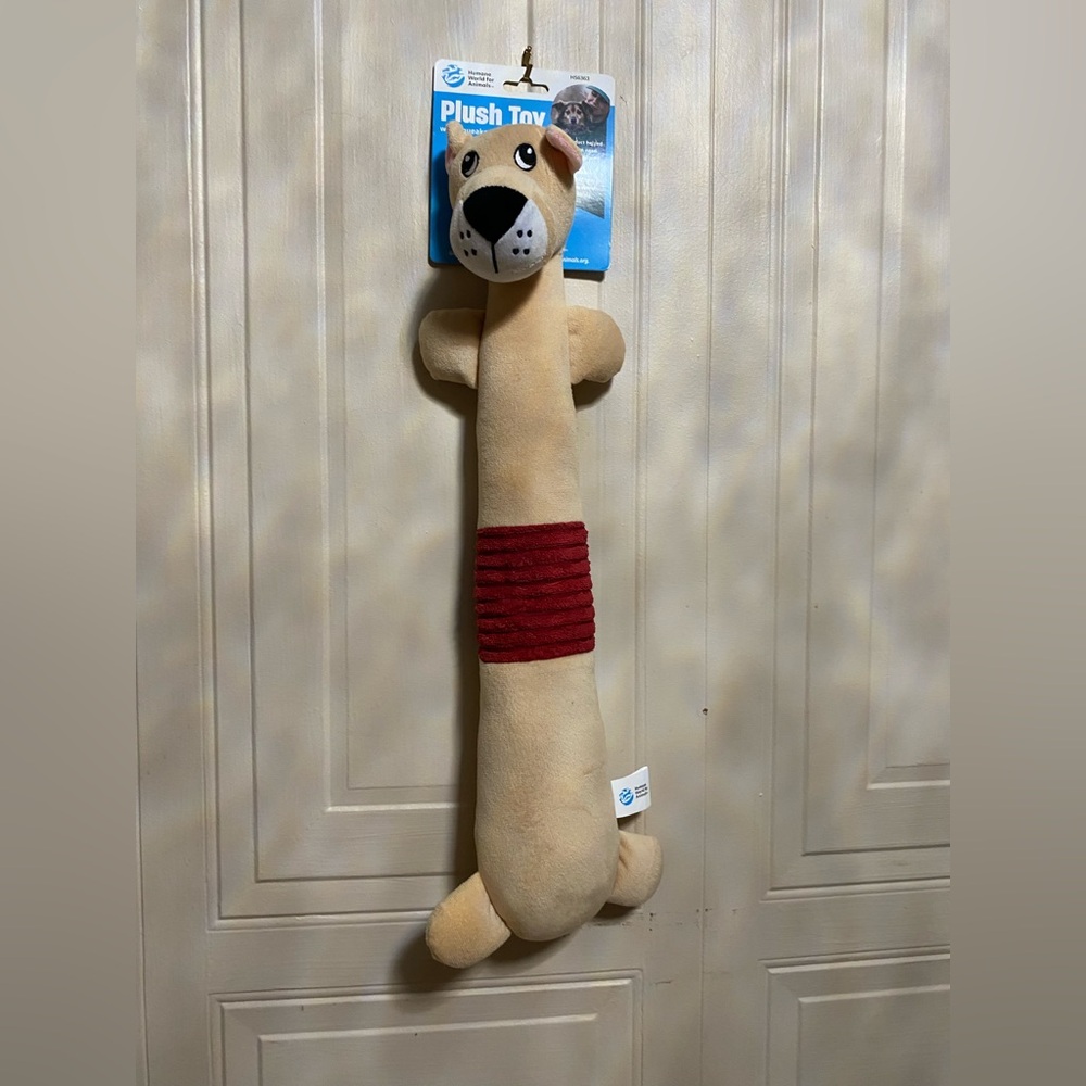 Humane World For Animal Dog Toy Long Doggie 🐶 With Squeaker 24”